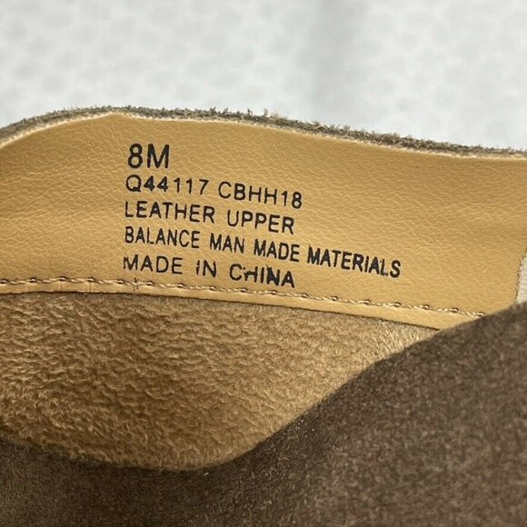 Korks Womens Brown Suede Wedge Ankle Boots 8M With Back Zipper Closure - Picture 4 of 12